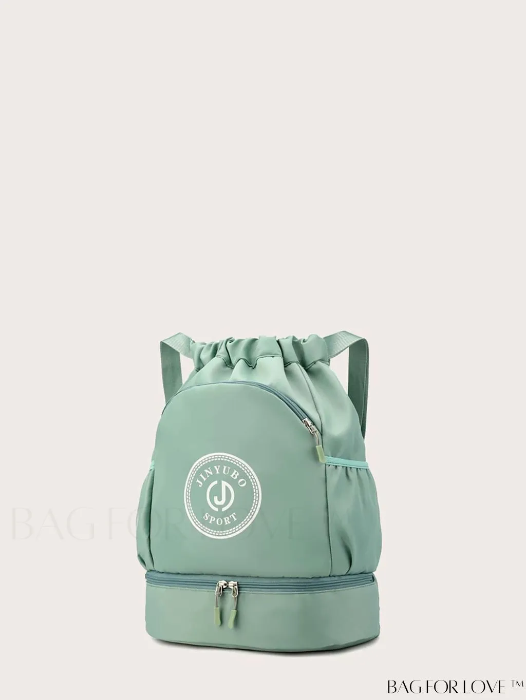 BagForLove - Versatile Drawstring Backpack with Shoe Compartment, Lightweight Workout Bag for Daily Commute, Outdoor Travel, and Gym