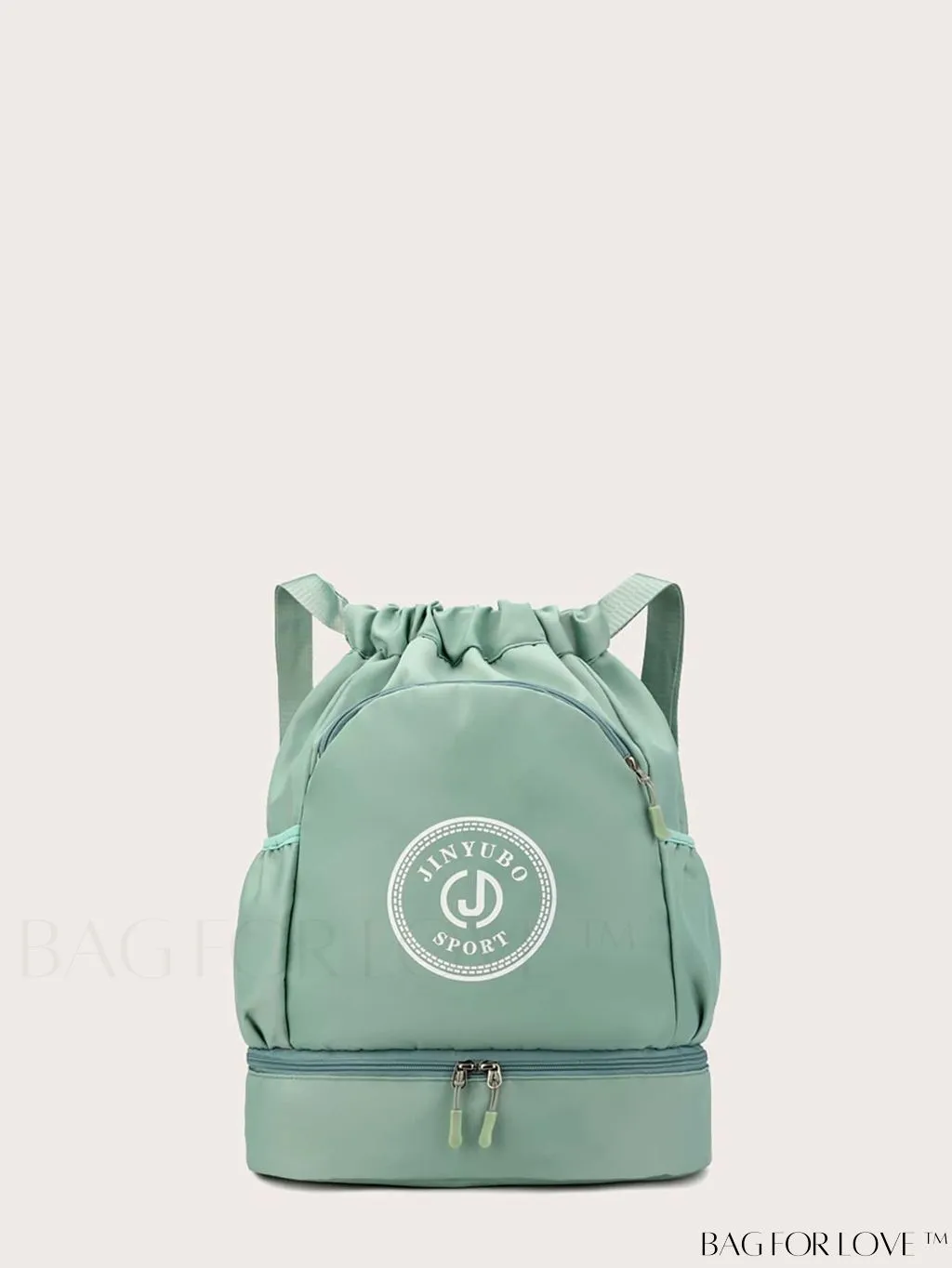 BagForLove - Versatile Drawstring Backpack with Shoe Compartment, Lightweight Workout Bag for Daily Commute, Outdoor Travel, and Gym