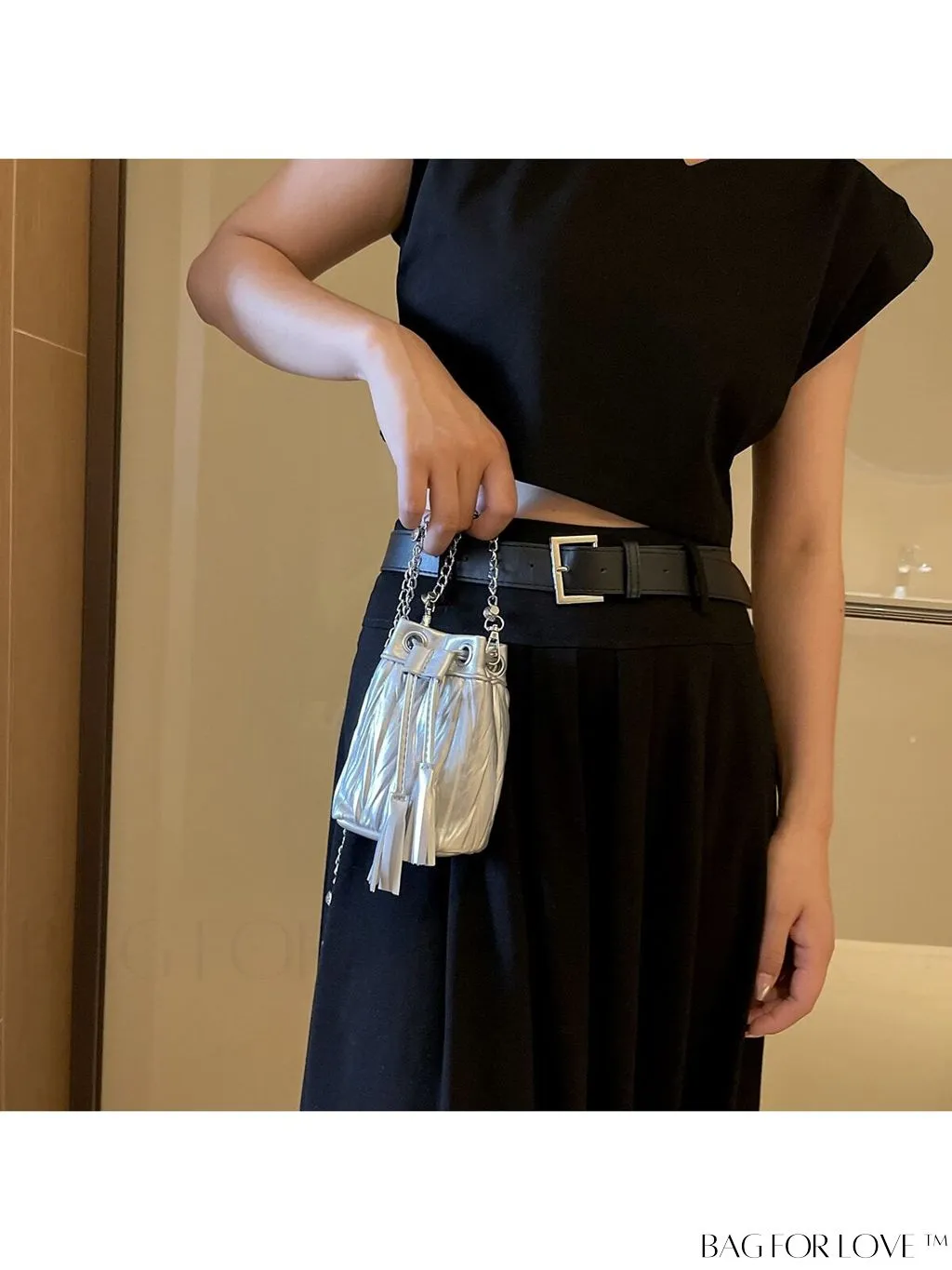 BagForLove - Versatile Korean Fashion Pleated Bucket Bag - Trendy and Personalized Shoulder Crossbody