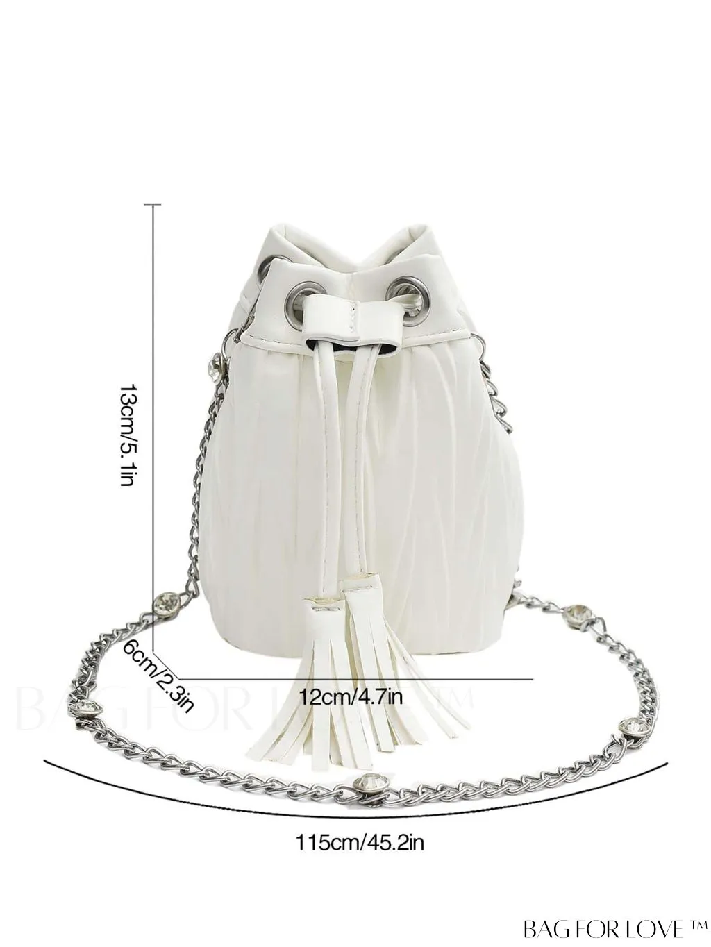BagForLove - Versatile Korean Fashion Pleated Bucket Bag - Trendy and Personalized Shoulder Crossbody