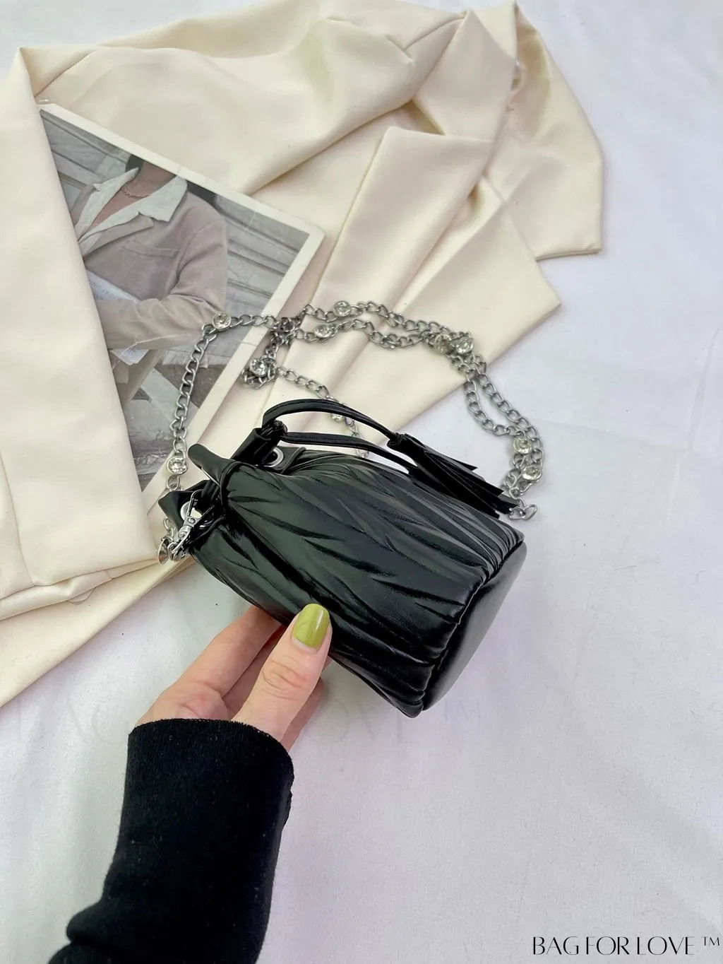 BagForLove - Versatile Korean Fashion Pleated Bucket Bag - Trendy and Personalized Shoulder Crossbody