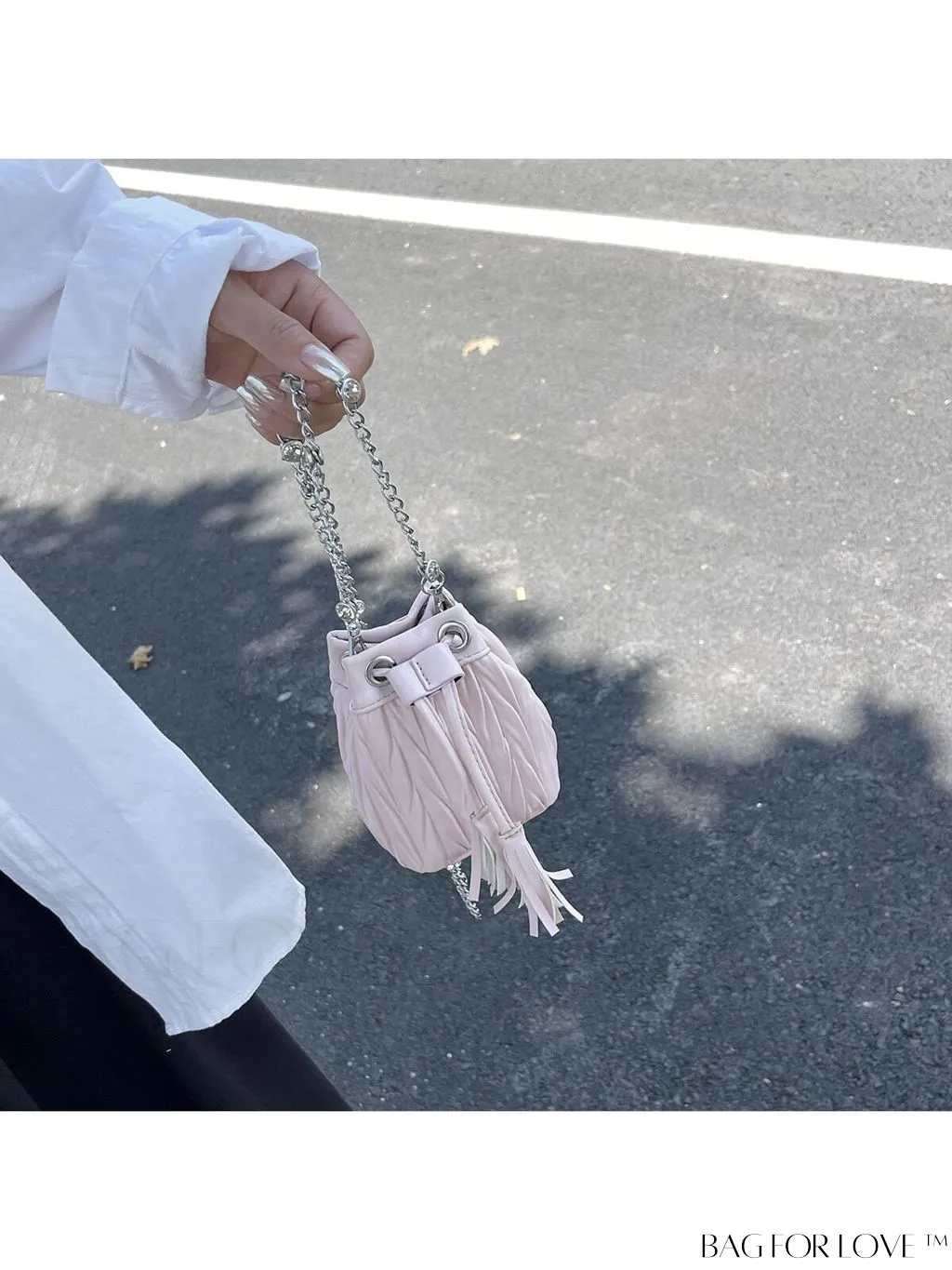 BagForLove - Versatile Korean Fashion Pleated Bucket Bag - Trendy and Personalized Shoulder Crossbody