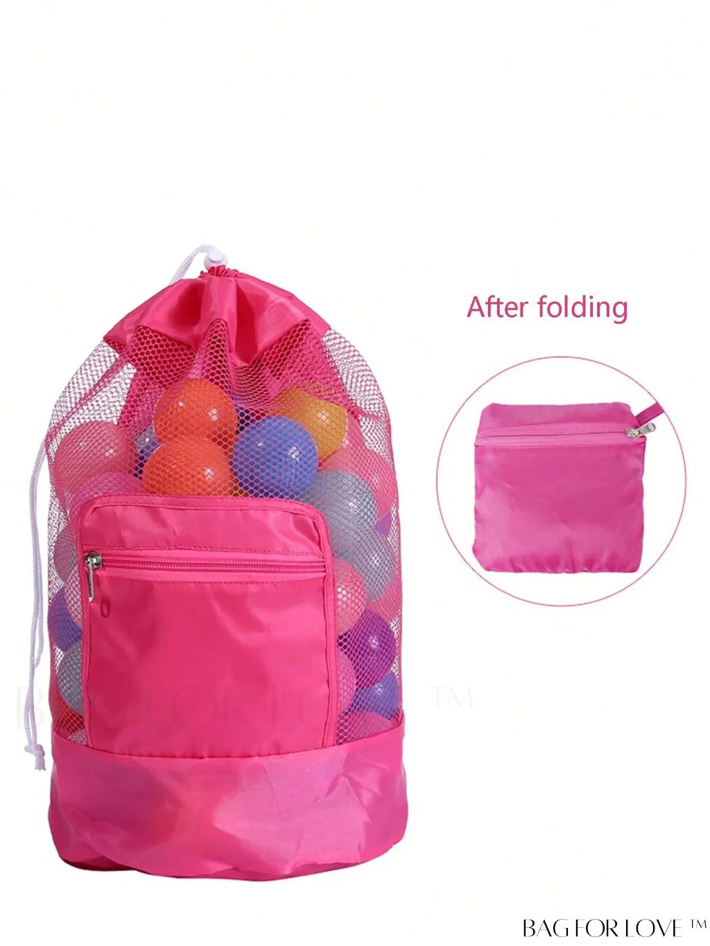 BagForLove - Waterproof Beach Backpack with Adjustable Strap for Swimming, Outdoor Sports, and Gym