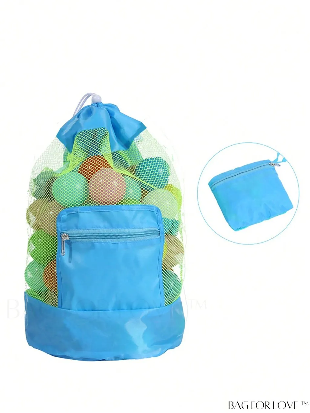 BagForLove - Waterproof Beach Backpack with Adjustable Strap for Swimming, Outdoor Sports, and Gym