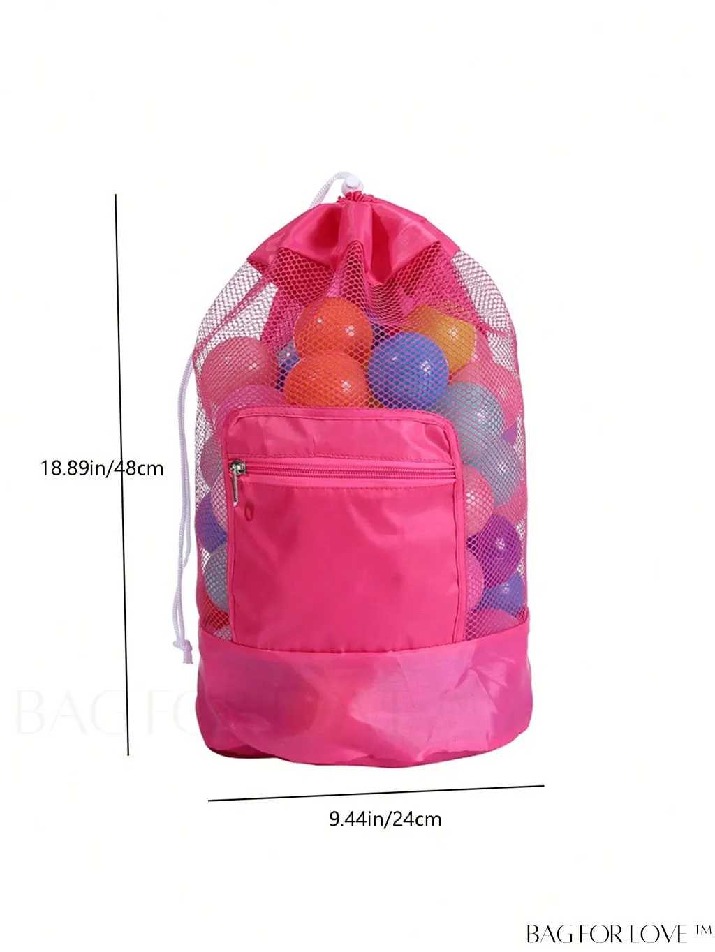 BagForLove - Waterproof Beach Backpack with Adjustable Strap for Swimming, Outdoor Sports, and Gym