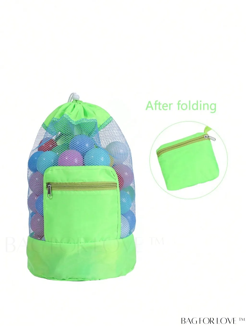 BagForLove - Waterproof Beach Backpack with Adjustable Strap for Swimming, Outdoor Sports, and Gym