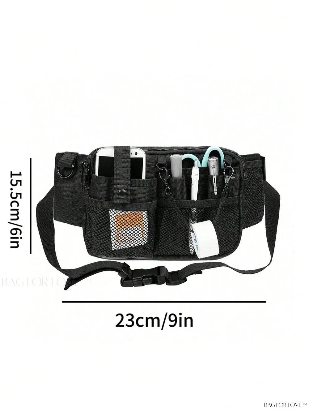 BagForLove - Women's Medical Supply Bag with Large Capacity and Adjustable Waist Belt