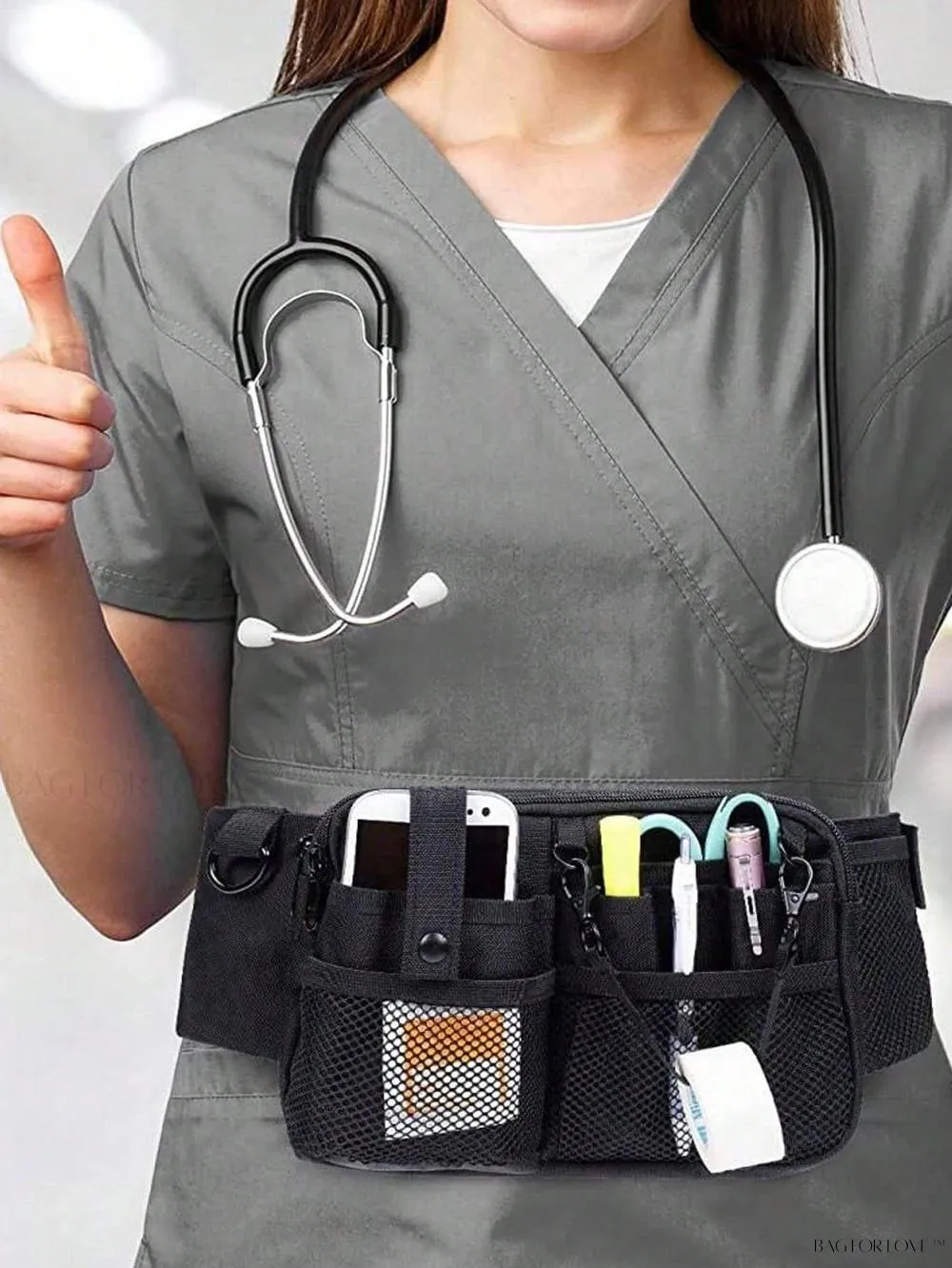 BagForLove - Women's Medical Supply Bag with Large Capacity and Adjustable Waist Belt