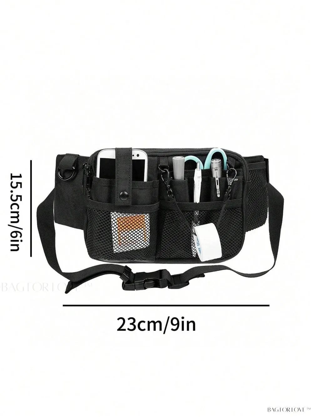 BagForLove - Women's Medical Supply Bag with Large Capacity and Adjustable Waist Belt