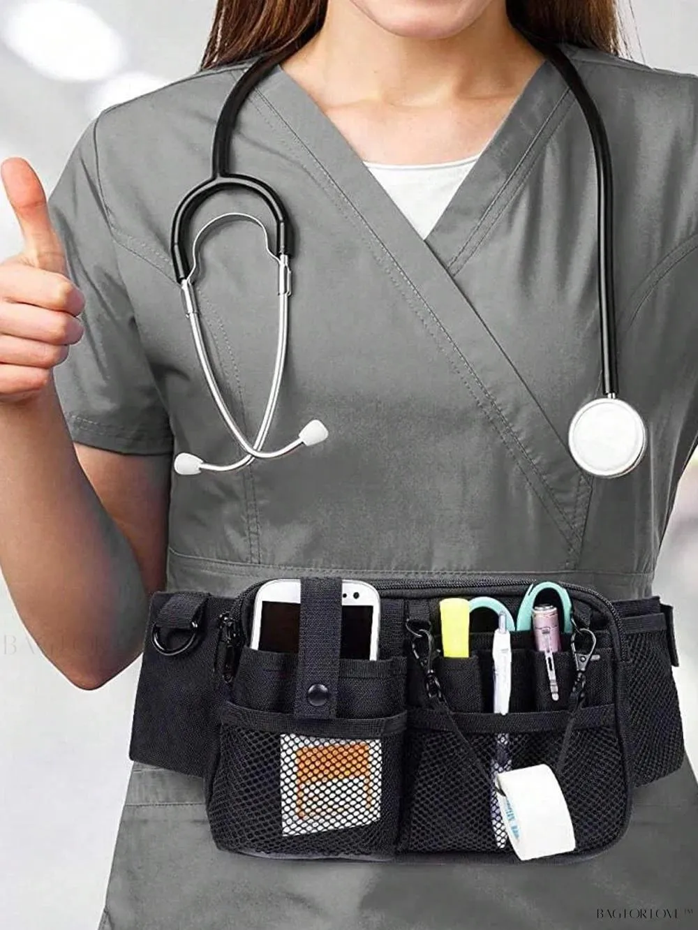 BagForLove - Women's Medical Supply Bag with Large Capacity and Adjustable Waist Belt
