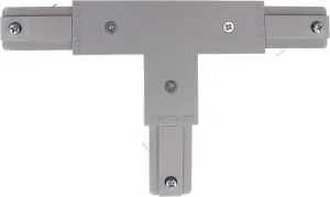 Basic "T" Connector Track Mounting Finish: Metallic Aluminum