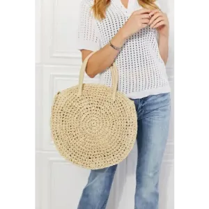 Beach Rattan Handbag Ivory