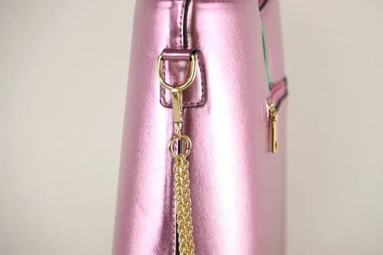 “Beautiful Pearlized Pink & Green HandBag of Distinction II” (SOLD OUT)