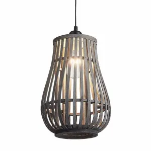 Becky Rattan Pendant Light