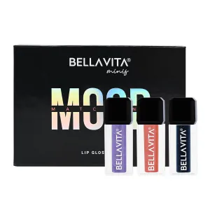 BELL.AVIT.A Mini Lip Gloss Set of 3 | 2ml each | Gift Set | Color Changing Based on pH | Glossy Finish | Hydrating & Non-sticky | Lip Gloss for Women | Mother's Day Gift