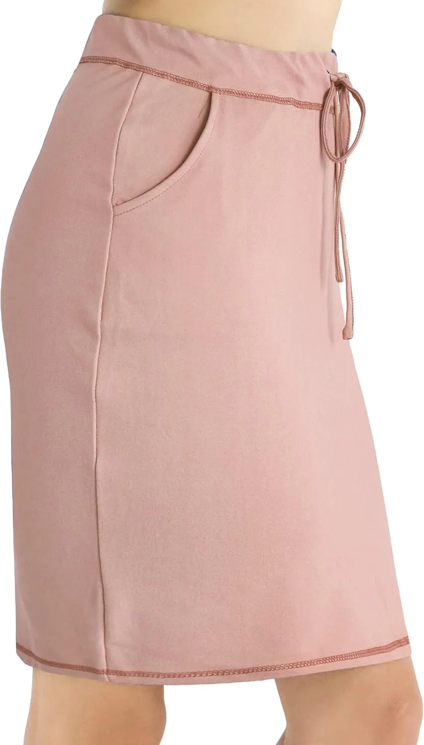 BENANCY Women's High Waist Stretch Pencil Skirt with Pockets
