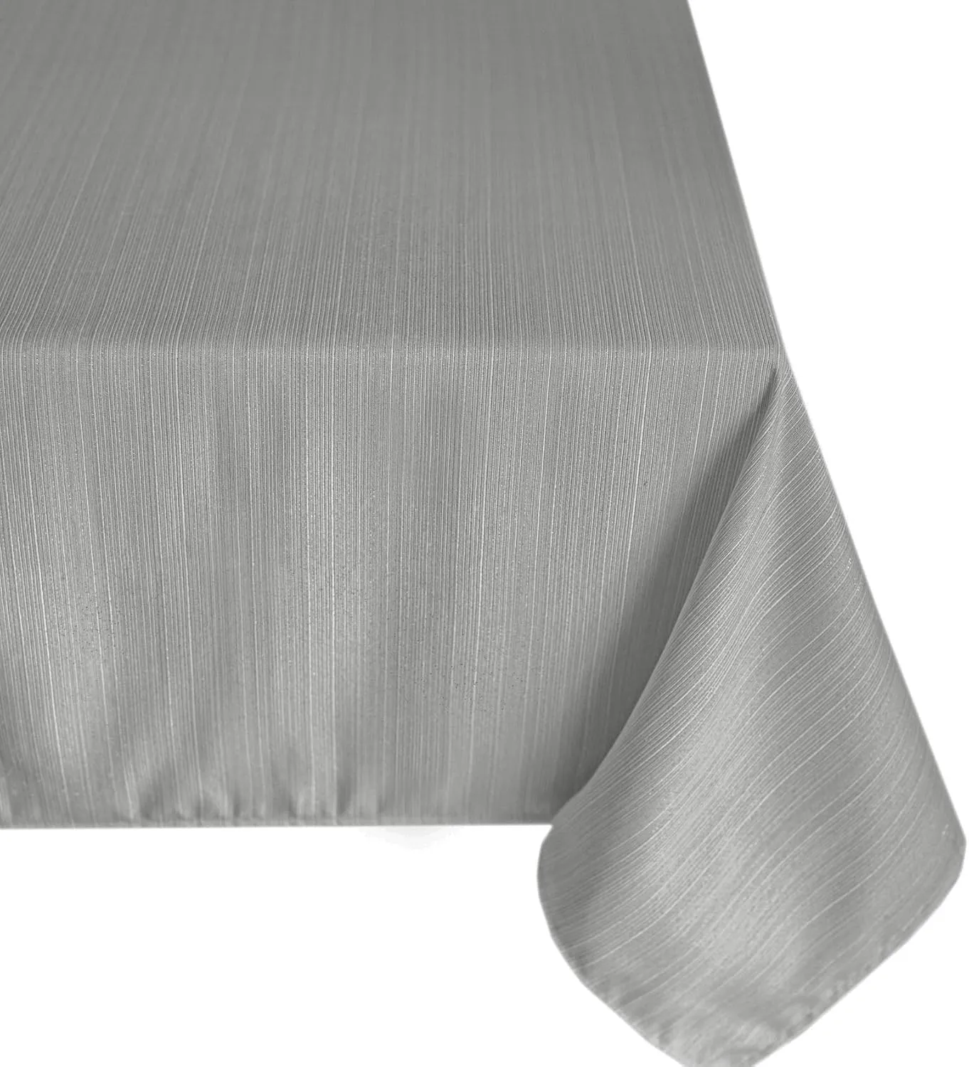Benson Mills Nolita Metallic Tablecloth, 60-inch X 104-inch Oblong, Pewter