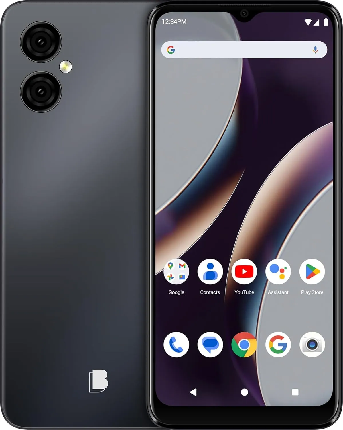 BLU G53 G0850WW 6.5" HD  Infinity 64GB 4G LTE GSM Smartphone, Unlocked, Black