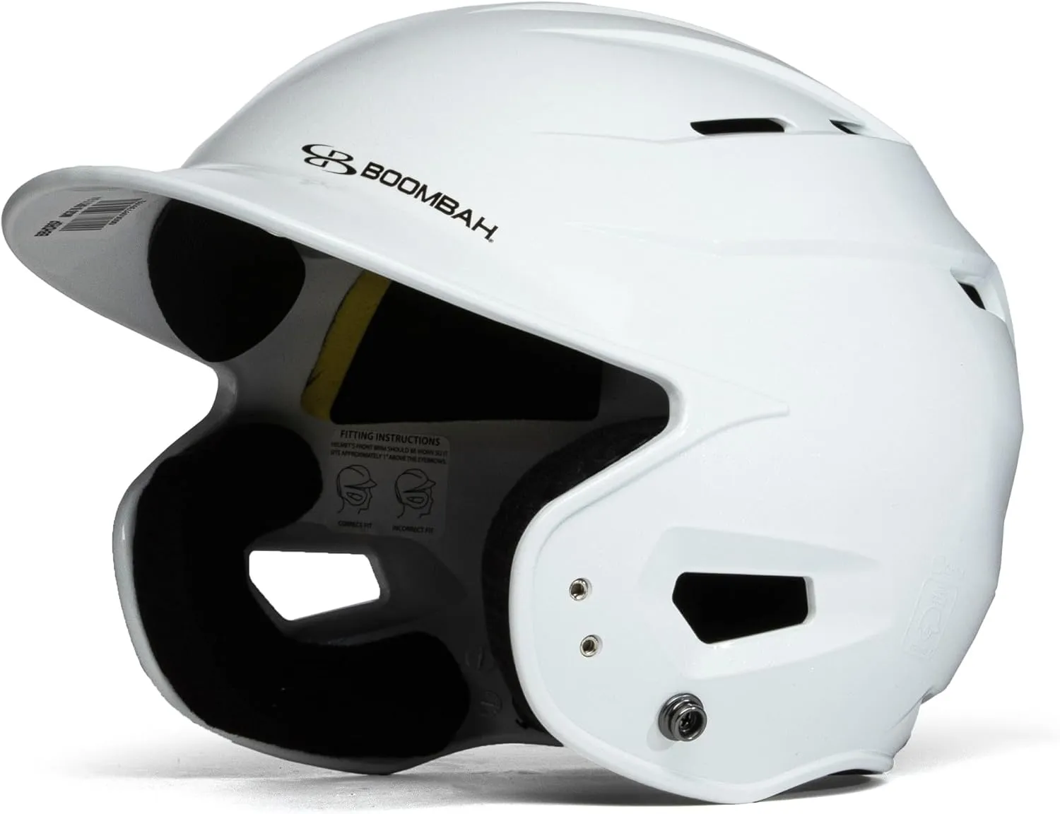 Boombah DEFCON Baseball/Softball Helmet Sleek Profile Metallic Gloss Solid - Multiple Color Options - 2 Sizes