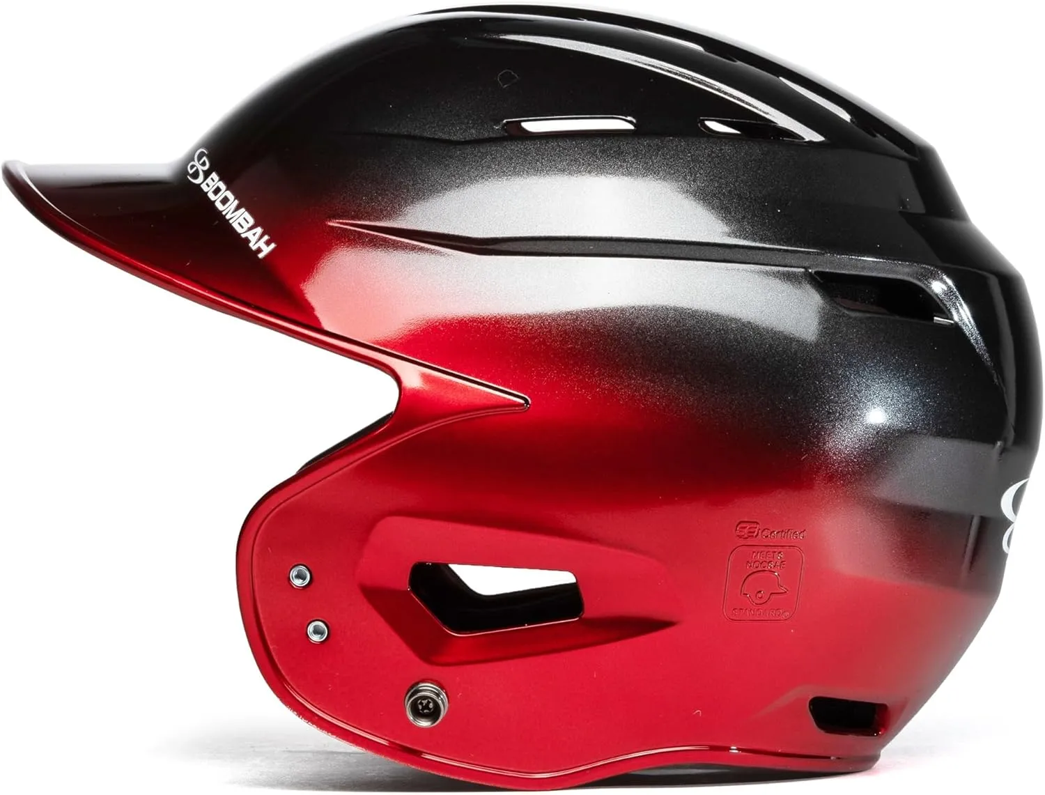 Boombah DEFCON Baseball/Softball Helmet Sleek Profile Metallic High Gloss Fade - Multiple Color Options - 2 Sizes
