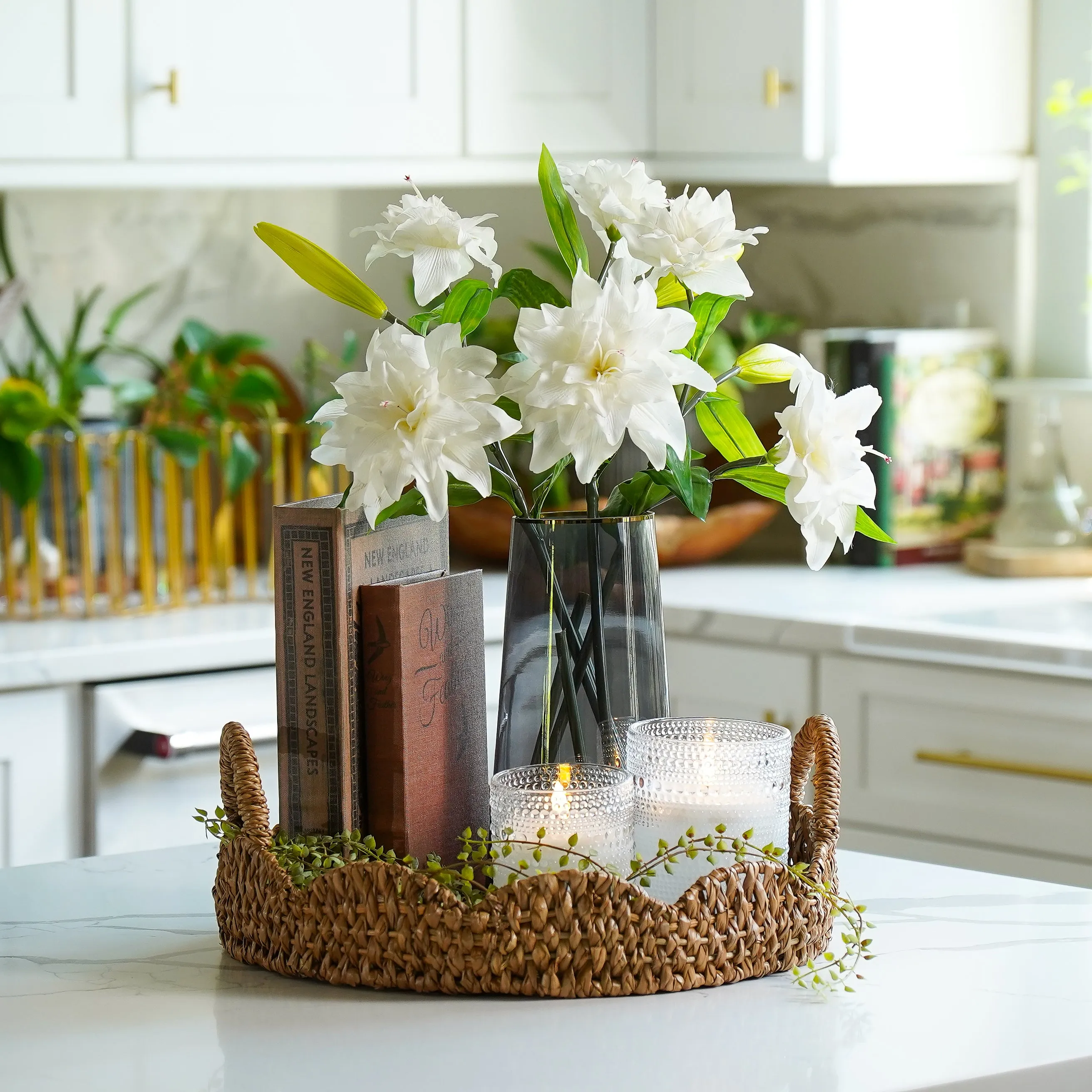 Braided Scalloped Seagrass Tray
