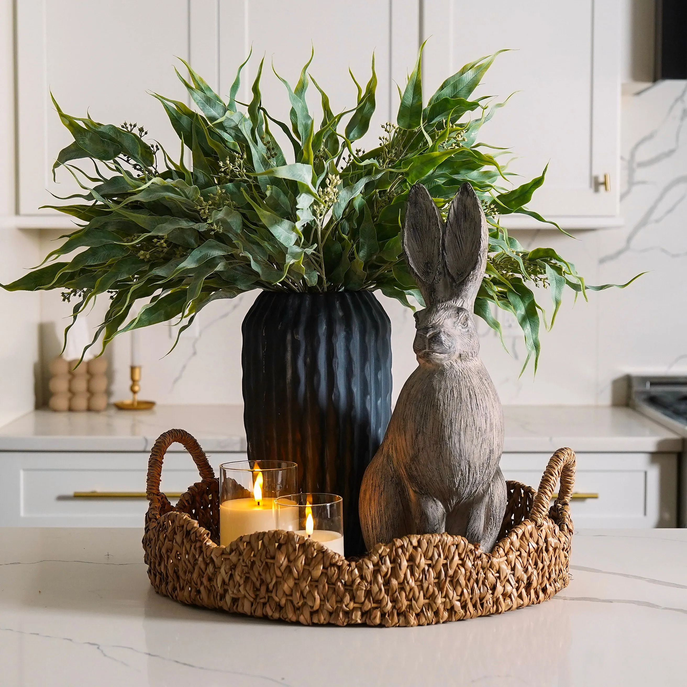 Braided Scalloped Seagrass Tray