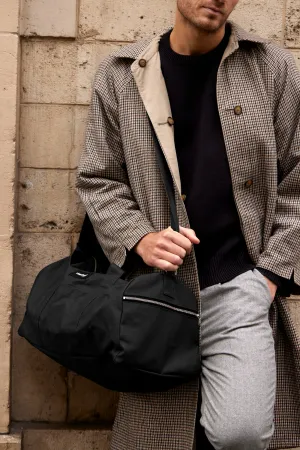 Béranger the weekend bag - Recycled cotton Black