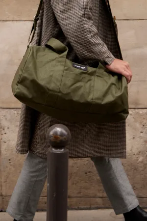 Béranger the weekend bag - Recycled cotton Military Green