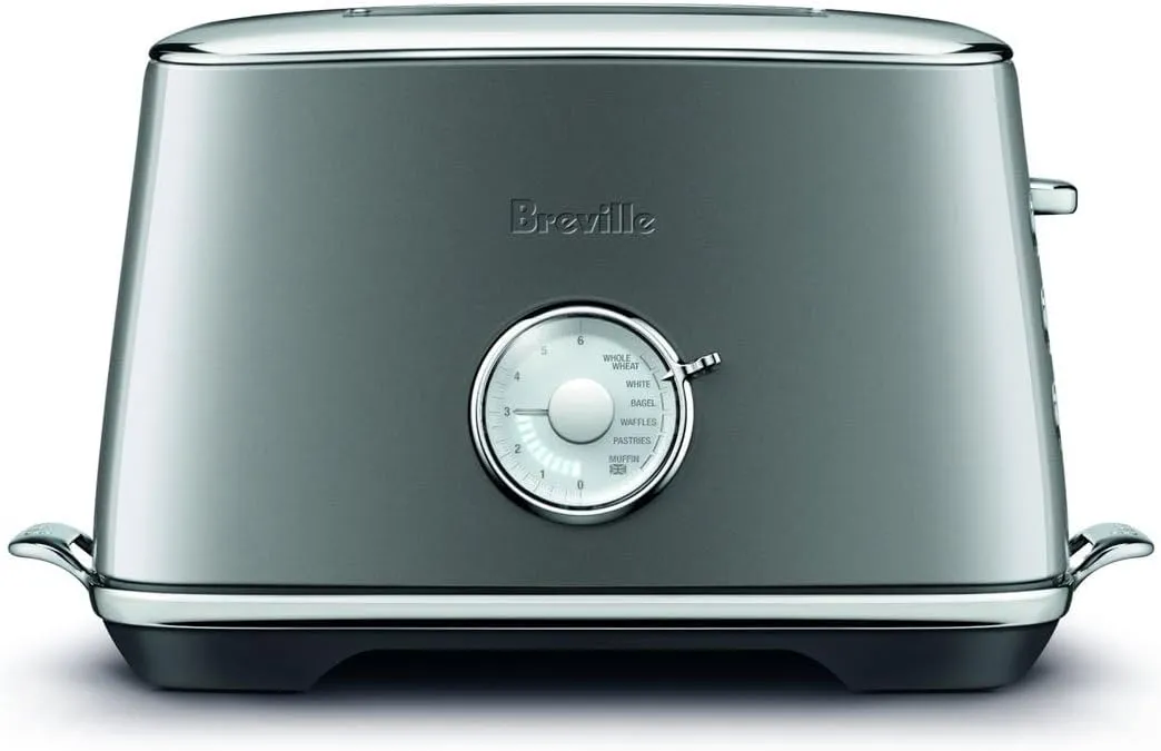 Breville 2 Slice Luxe Toaster BTA735SHY, Smoked Hickory