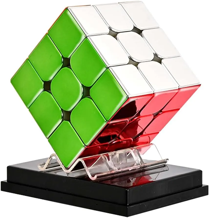 BroMoCube Cyclone Boys Mirror Reflective 3x3 Speed Cube Sticerless 3x3x3 Shiny Cube Puzzles Gift for Kids Adults