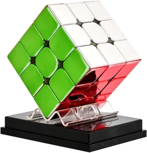 BroMoCube Cyclone Boys Mirror Reflective 3x3 Speed Cube Sticerless 3x3x3 Shiny Cube Puzzles Gift for Kids Adults
