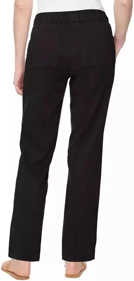 Buffalo David Bitton Women's Soft Tencel Pull On Pants with Drawstring