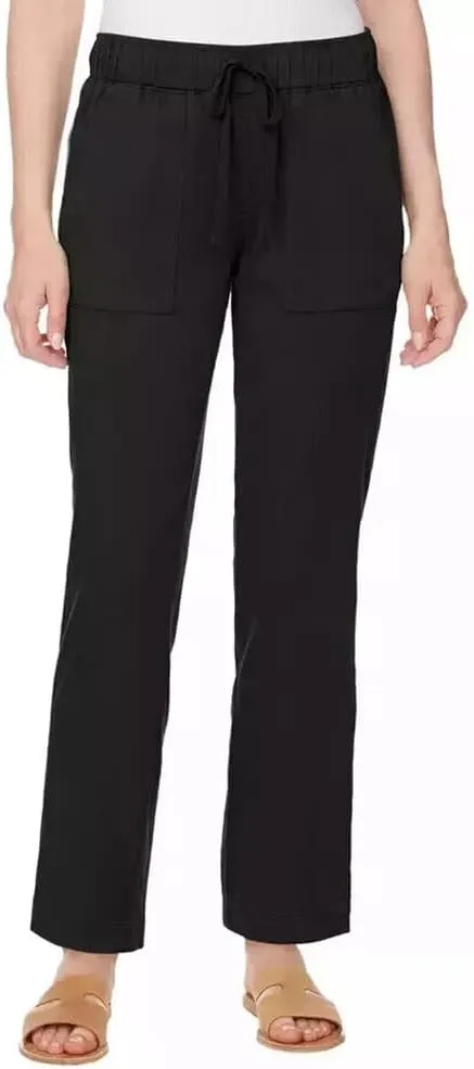 Buffalo David Bitton Women's Soft Tencel Pull On Pants with Drawstring