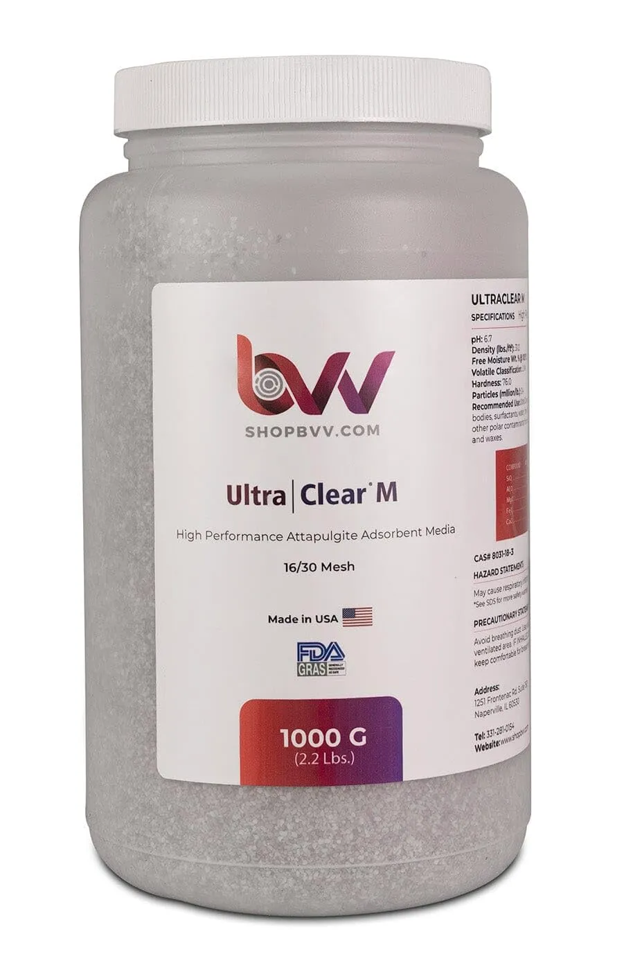 BVV Ultra Clear M - Granular High Performance Bentonite-4 x 50# Bags