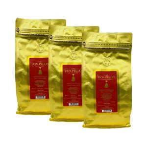 Café Don Pello Barista - Whole Beans - 3 Bags - 42 oz Total - Ciales, Puerto Rico