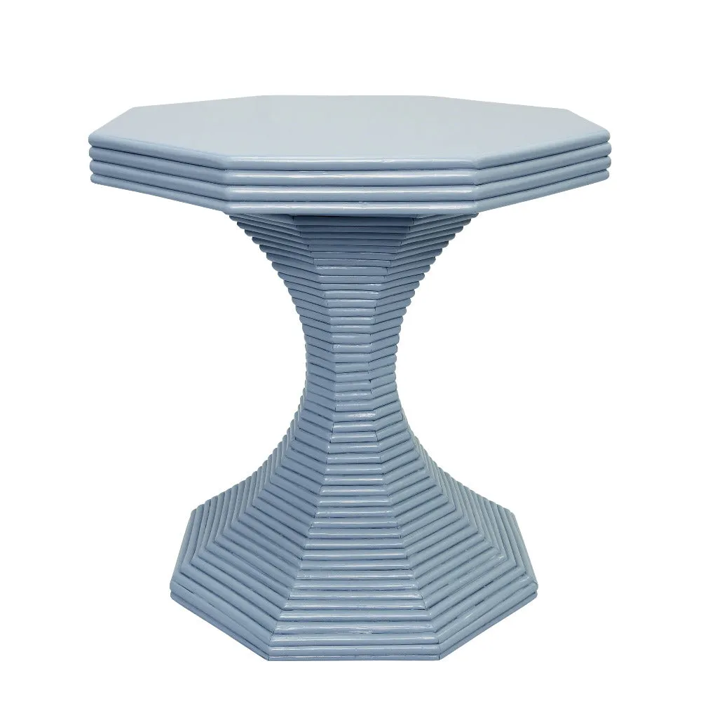 Cape Light Blue Accent Table