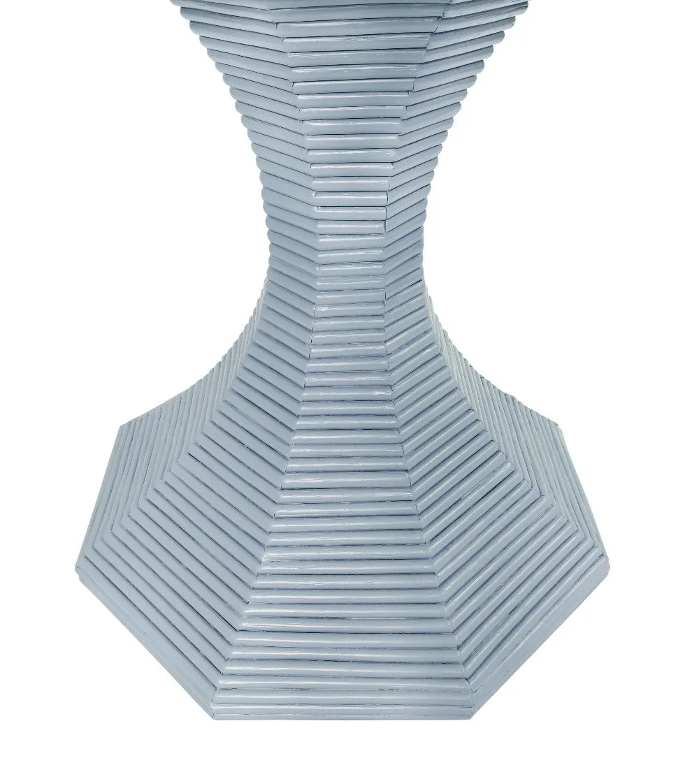 Cape Light Blue Accent Table