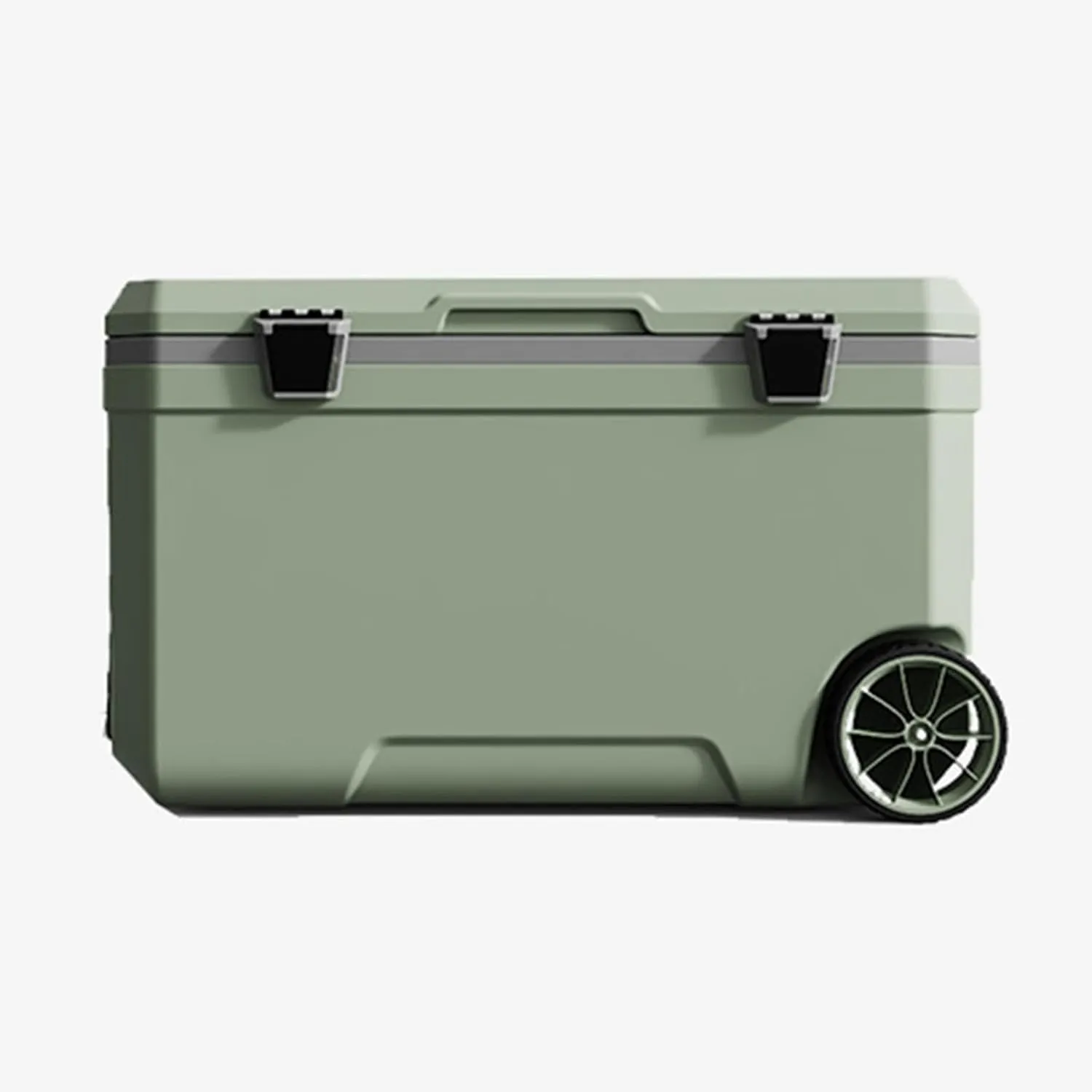Car Camping Coolers for Audi e-tron/Q4 e-tron/Q8 e-tron/Cabriolet/Coupé, Waterproof Portable Cooler, Leak Proof Picnic Insulated Bag, Ultra-Light Premium Ice Chest Box,A-Green-70L