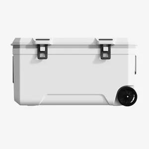 Car Camping Coolers for Nissan Navara/Titan/Versa Drive Modelo, Waterproof Portable Cooler, Leak Proof Picnic Insulated Bag, Ultra-Light Premium Ice Chest Box,B-White-120L