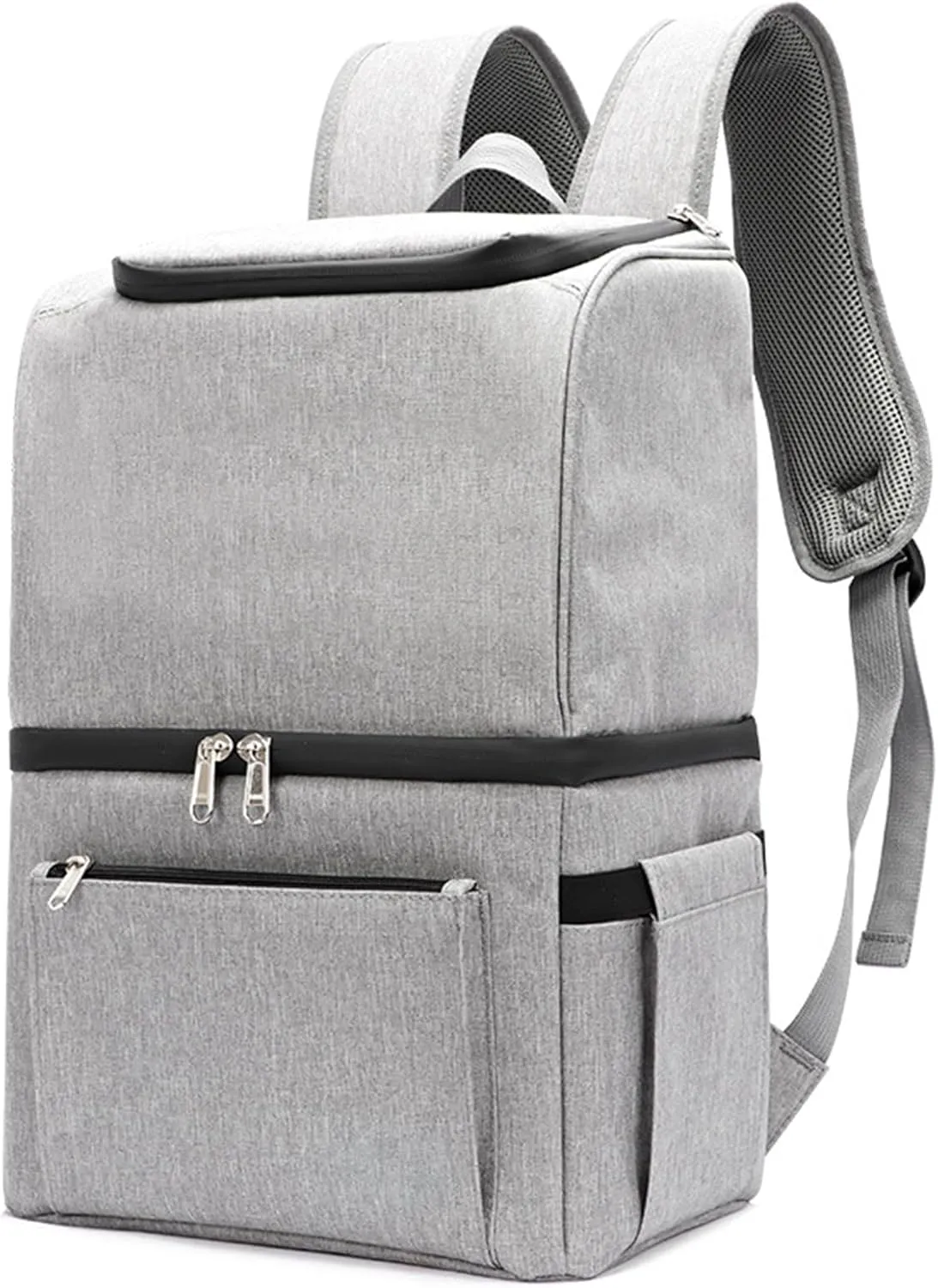 Car Camping Coolers for Skoda Kylaq/Octavia/Scala/Superb/Favorit/Felicia/Popular, Waterproof Portable Cooler, Leak Proof Picnic Insulated Bag, Ultra-Light Premium Ice Chest Box,C-Gray