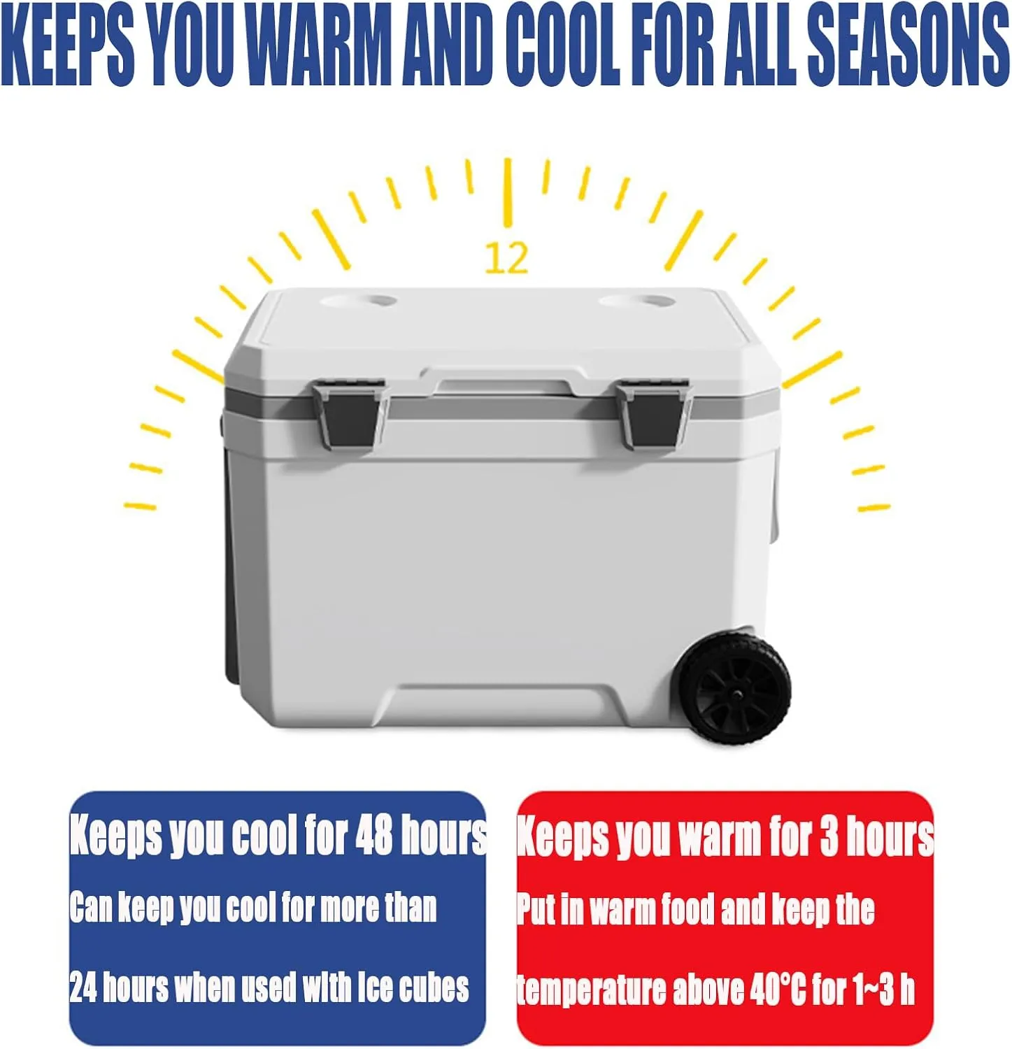 Car Camping Coolers for Subaru Legacy/Outback/XV Crosstrek/Saab 9-2X, Waterproof Portable Cooler, Leak Proof Picnic Insulated Bag, Ultra-Light Premium Ice Chest Box