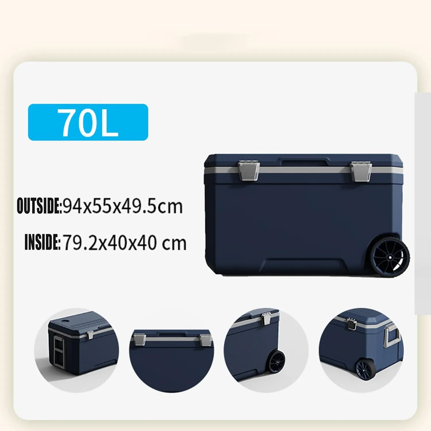 Car Camping Coolers for Subaru Legacy/Outback/XV Crosstrek/Saab 9-2X, Waterproof Portable Cooler, Leak Proof Picnic Insulated Bag, Ultra-Light Premium Ice Chest Box