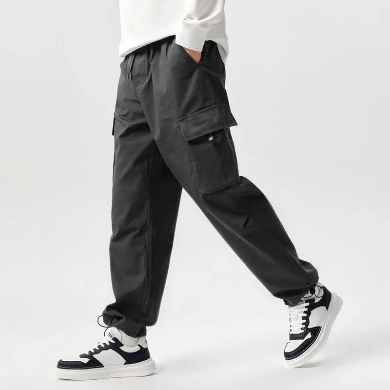 Casual Simple Solid Color Straight Pant