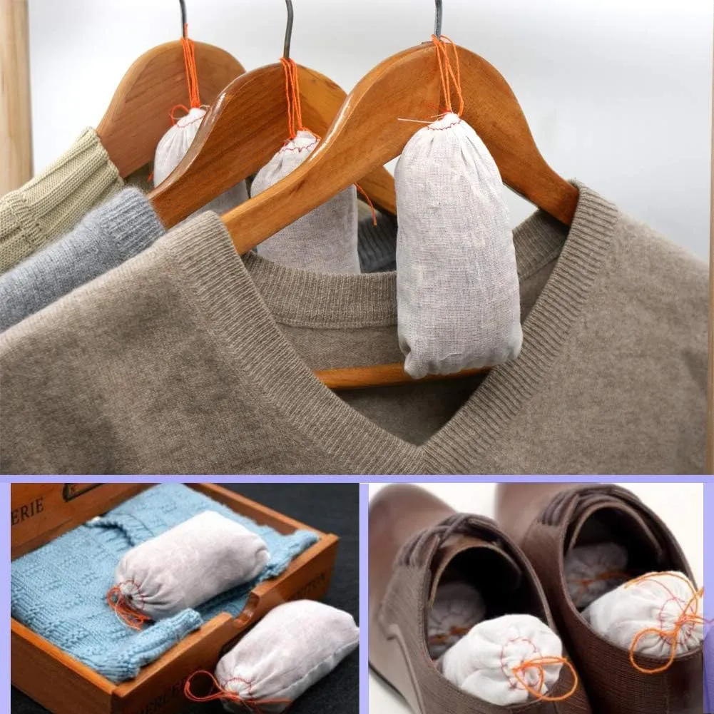 Cedar Chips for Clothes Storage, Red Cedar Bags for Closets and Drawers Total 15 Cedar Bags and 10 Cedar Balls