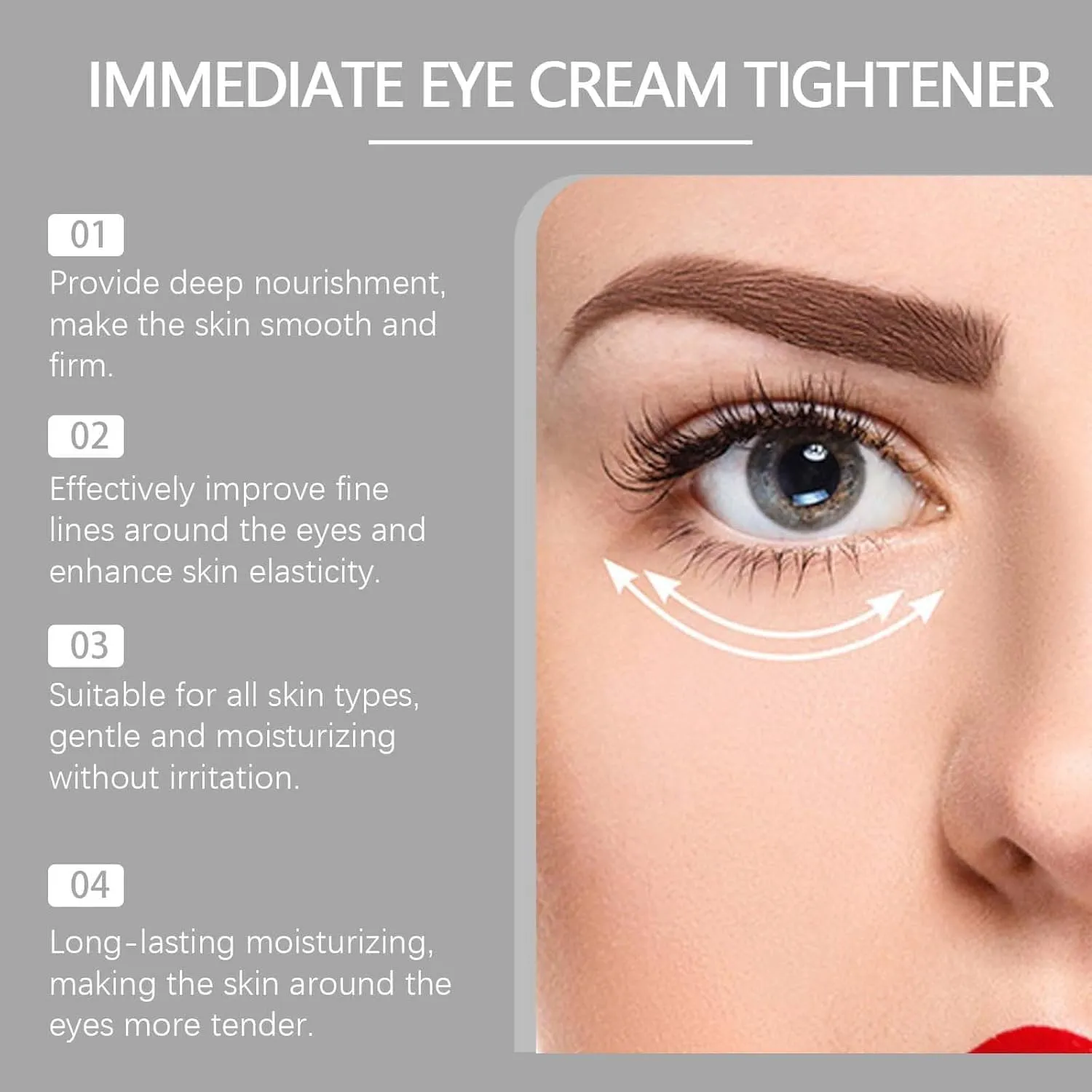 Cellvia Ultra-Tight Skin Cream, Cellvia Instant Eye Lift Serum, Eye Cream Anti Aging, Anti-Wrinkle Eyes Cr-eam,Instant Tightening, Eyes Cr-eam for Wrinkles & Bags (#2pcs)