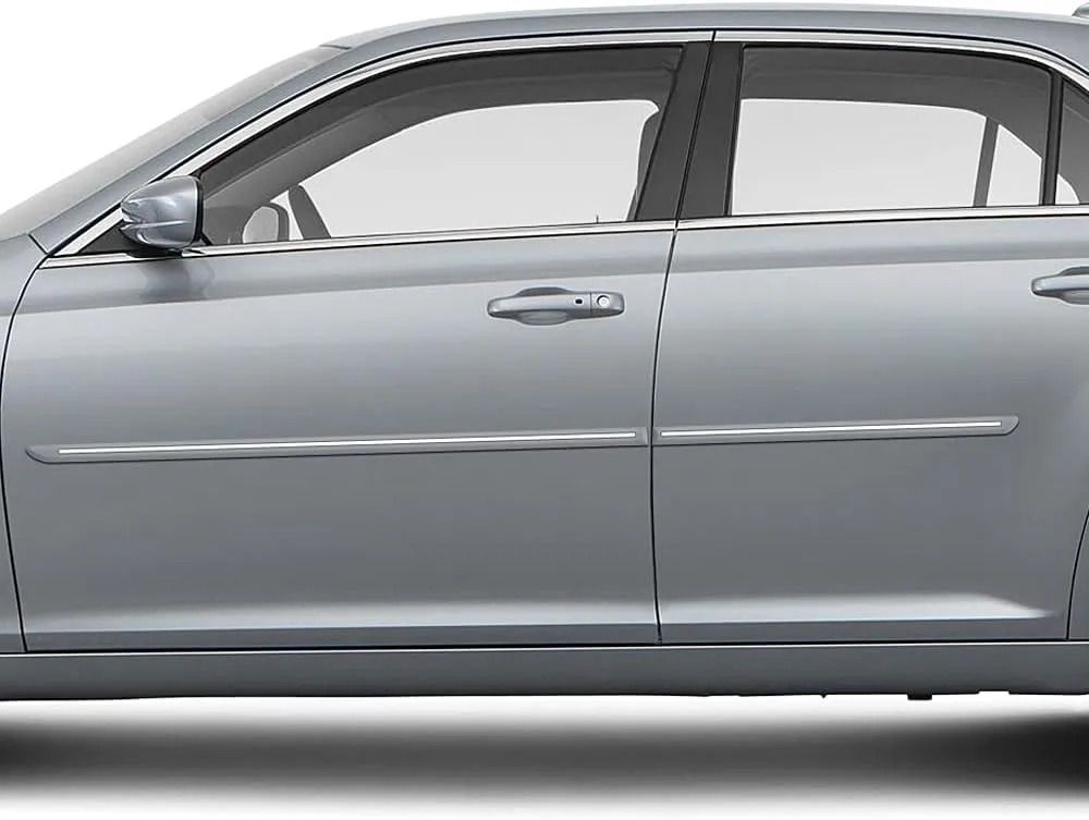 CF-300 Chromeline Body Side Molding Compatible with Chrysler 300 - Marine Blue Metallic (PB6)