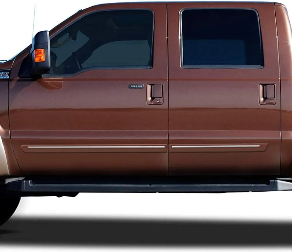 CF2-F250-CC Chromeline Body Side Molding Compatible with Ford F-250, Wedgewood Metallic (LD)