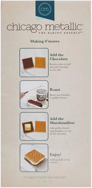 Chicago Metallic Smores Maker, White Small