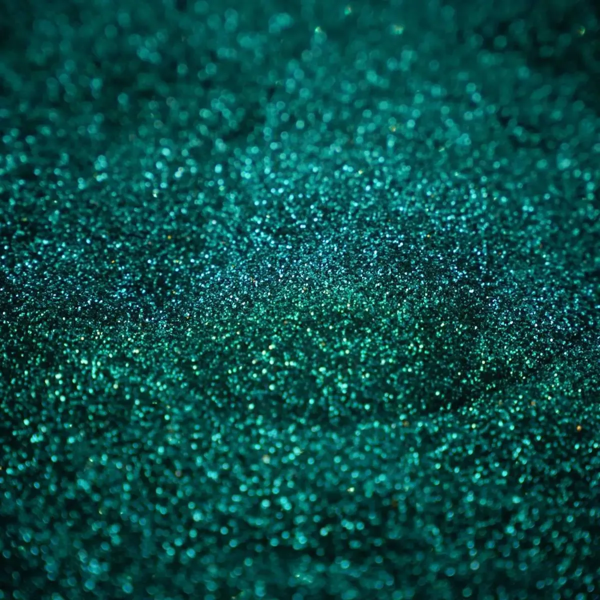 Chrome Crush Glitter | Aqua Green