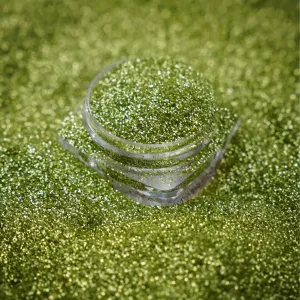 Chrome Crush Glitter | Pale Green
